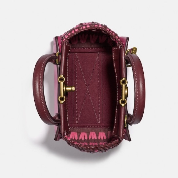 Coach Troupe Tote 16 With Weaving - Picture 3 of 6